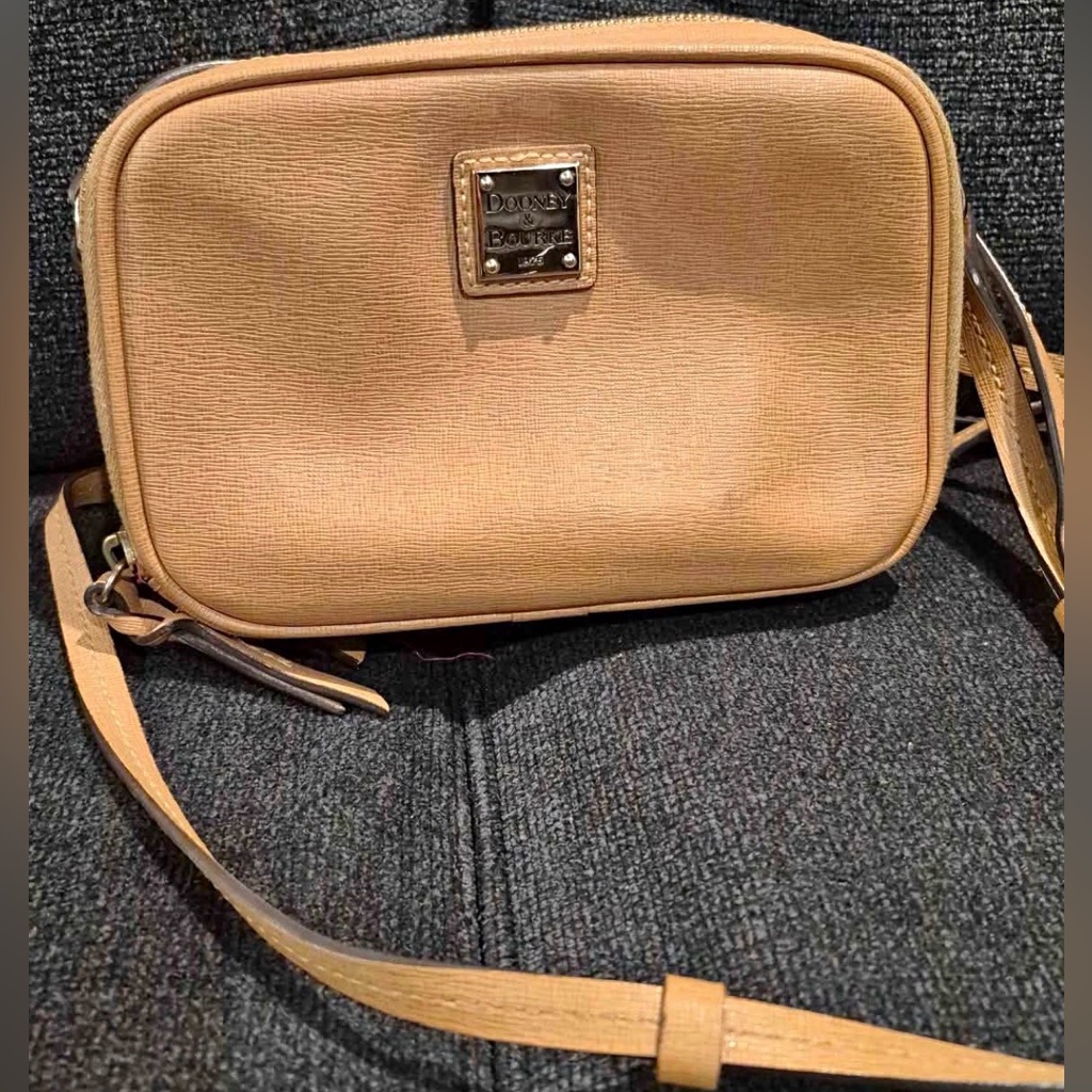 Dooney & Bourke Beige/Tan Crossbody Bag